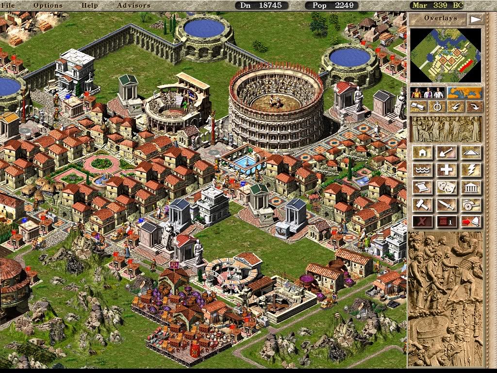 Capture d'écran Caesar III (Sierra, 1998)